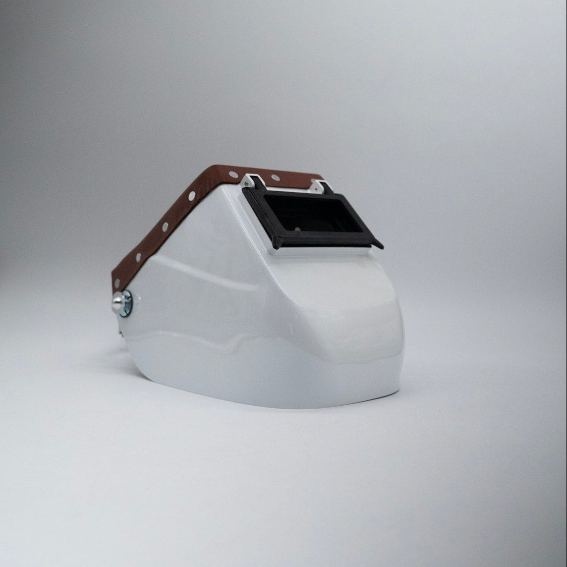 Phantom - White On Brown Leather
