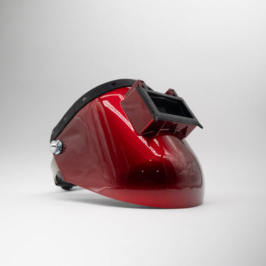 Tiger Scoop - Red On Black Leather