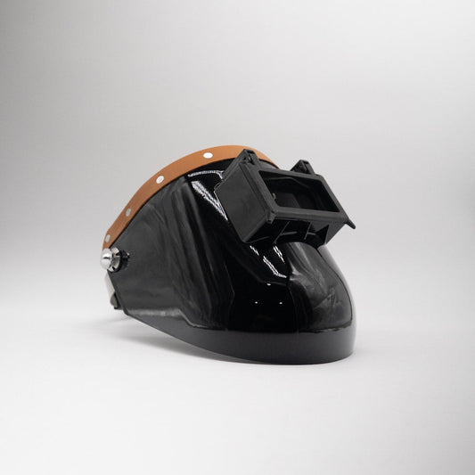 Tiger Scoop - Black On Tan Leather