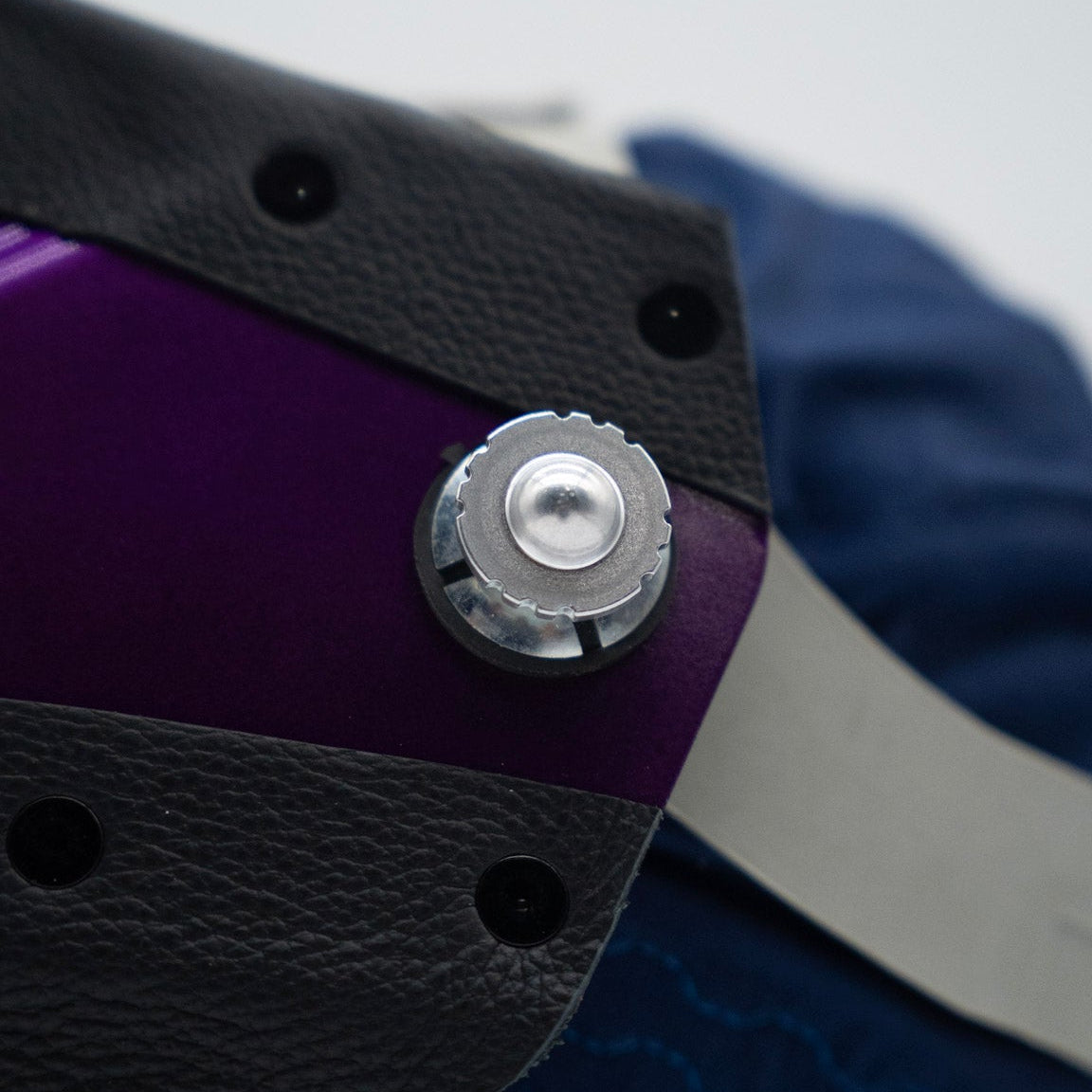 Phanthom Pro - Purple On Black Leather