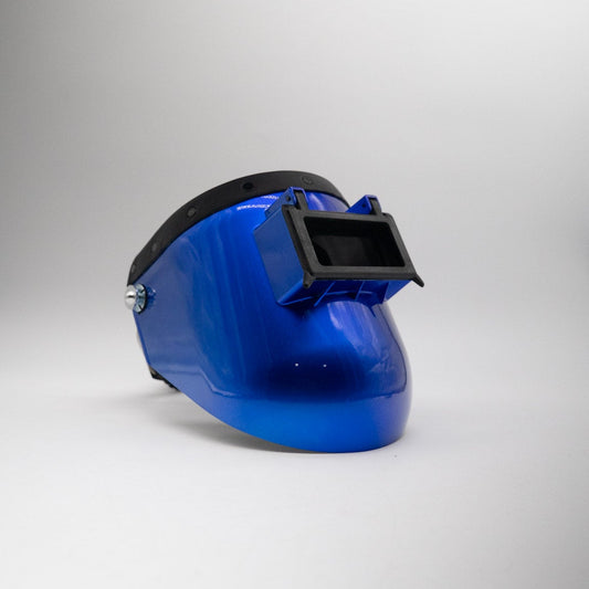 Tiger Scoop - Blue On Black Leather