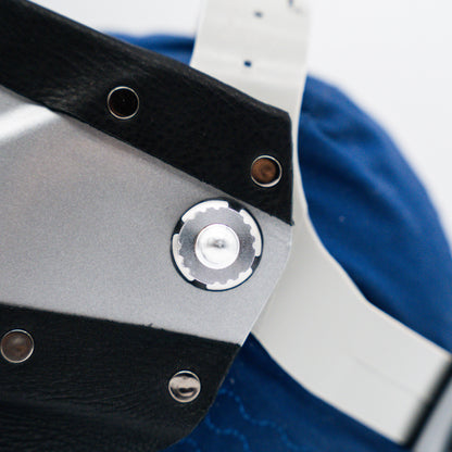 Phantom Pro- Silver On Black Leather