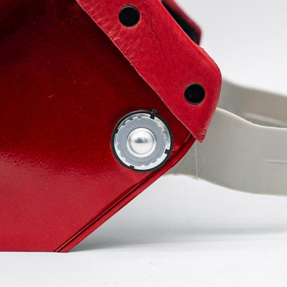 Tiger Scoop - Red On Red Leather