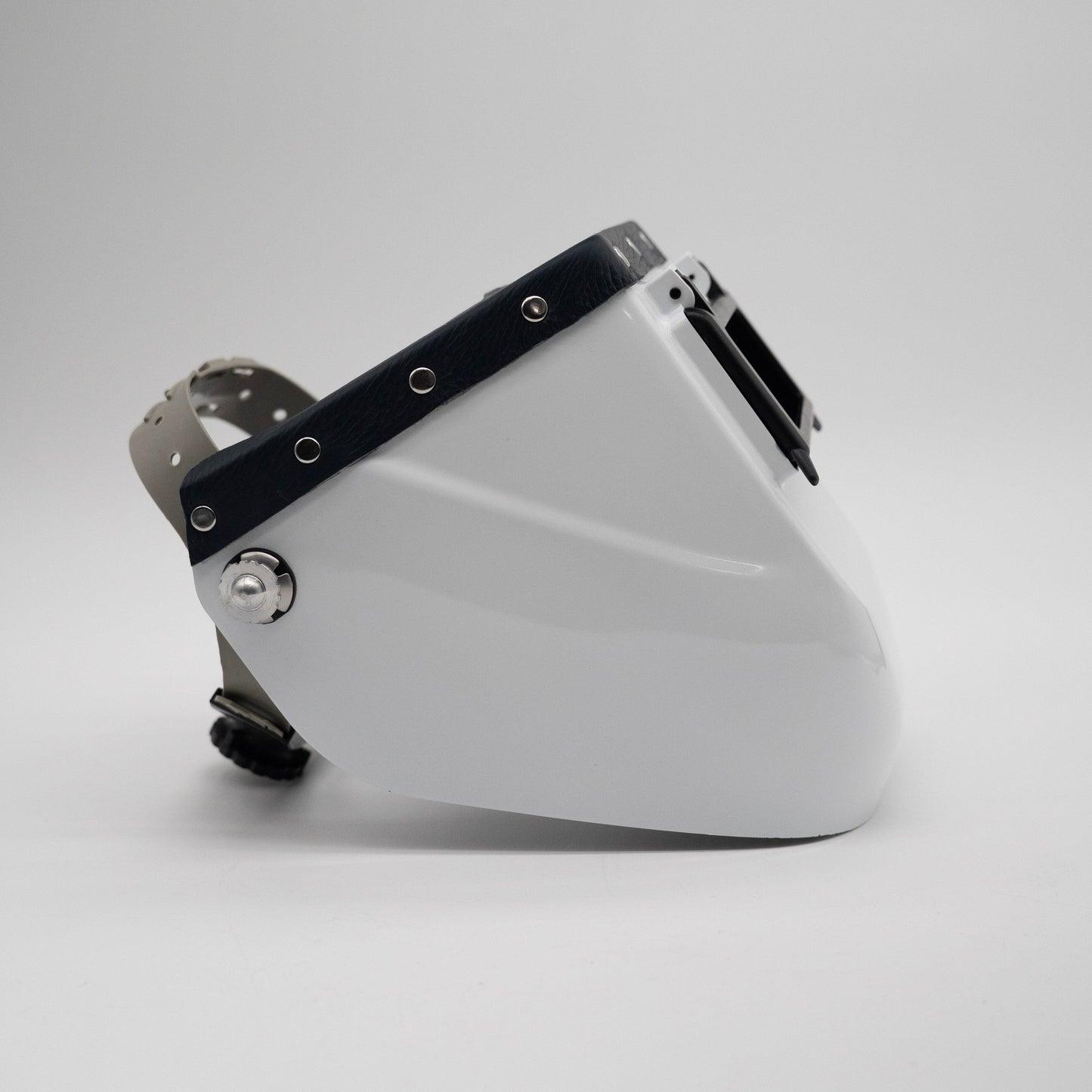 Phantom - White On Navy Leather