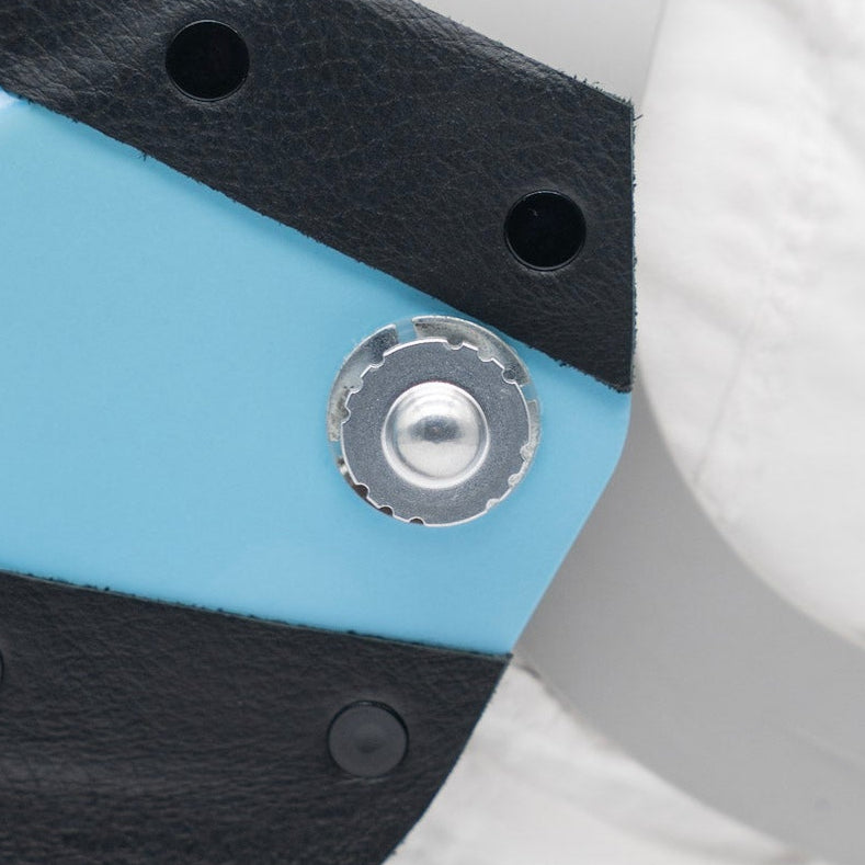 Phantom Pro - Baby Blue On Black Leather