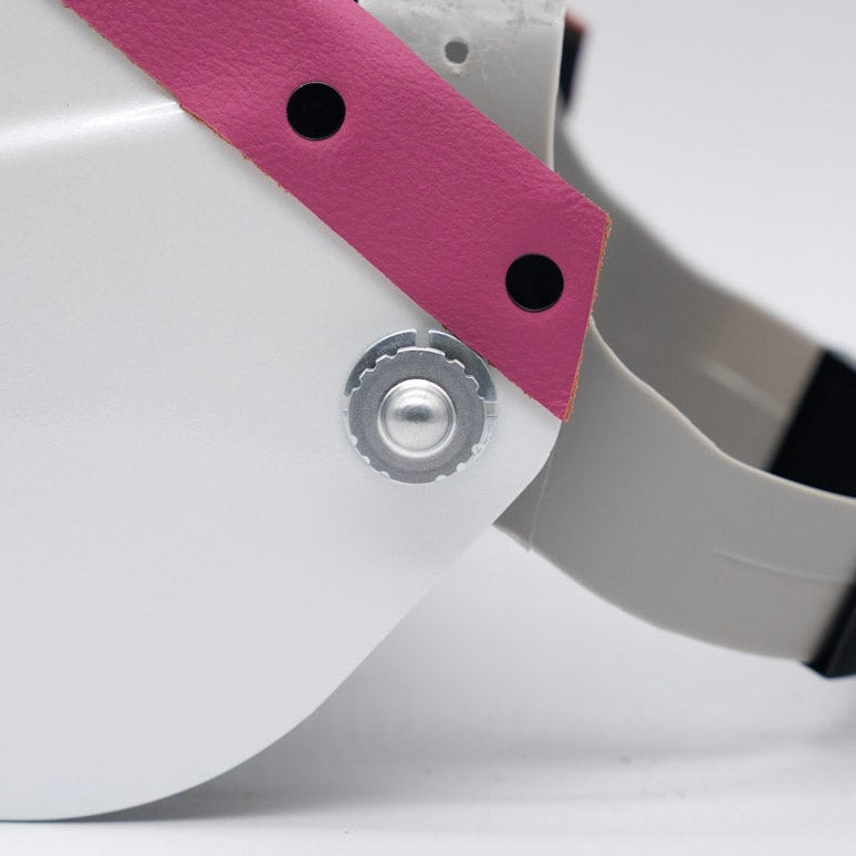 Phantom - White On Pink Leather