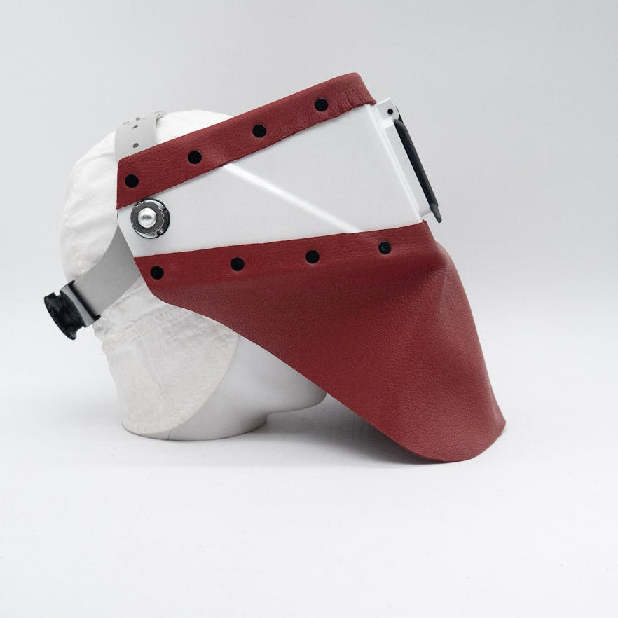 Phantom Pro - White On Red Leather
