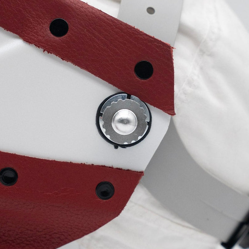 Phantom Pro - White On Red Leather